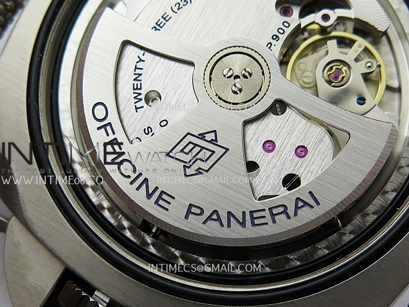 PAM1669 Carbotech 47mm VSF 1:1 Best Edition Ombre Black Dial Blue Markers On Camouflage Strap P.900 Clone